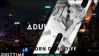 ADULT TIME - Krissy Lynn szőrös picsája megdöngetve