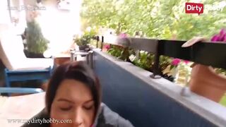 Lara Bergmann forró baletli cumizása megkettyintve óriási faszal