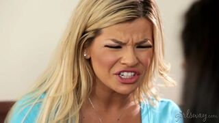 Abby Lee Kolumbiai és Adriana Sephora forró fiatal lezbi játékai