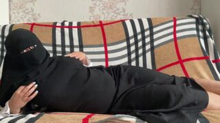 Arab szír milf kendőben kufircol vadul